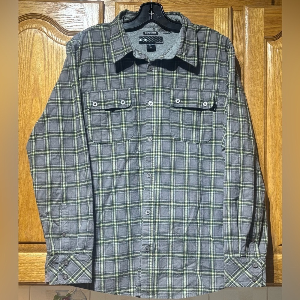 Oakley Plaid Cotton Flannel Button Up Shirt Men’s XL EUC